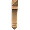 Ekena Millwork Imperial Arts & Crafts Rough Sawn Bracket, Western Red Cedar, 4"W x 18"D x 22"H BKT04X18X22IMP03RWR - alternate 4